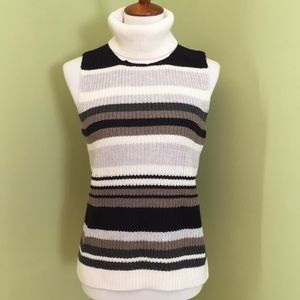 Abercrombie & Fitch Sleeveless Knit Turtleneck